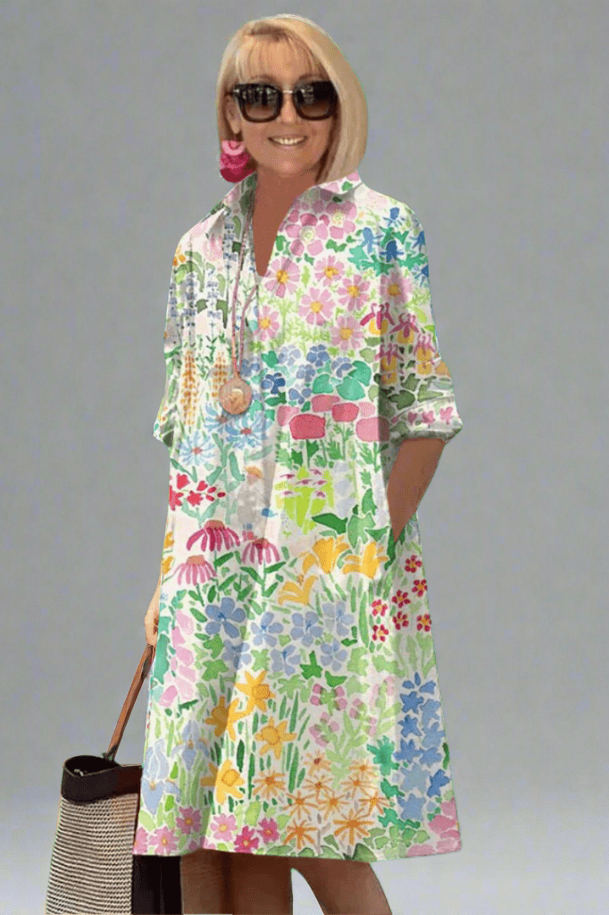 Imprimé floral multicolore / S